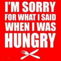 I'm Sorry For What I Said I Was Hungry Hoodie thumb 7