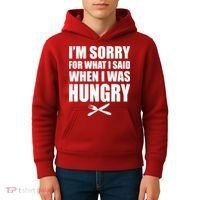 I'm Sorry For What I Said I Was Hungry Kids Hoodie thumb 4