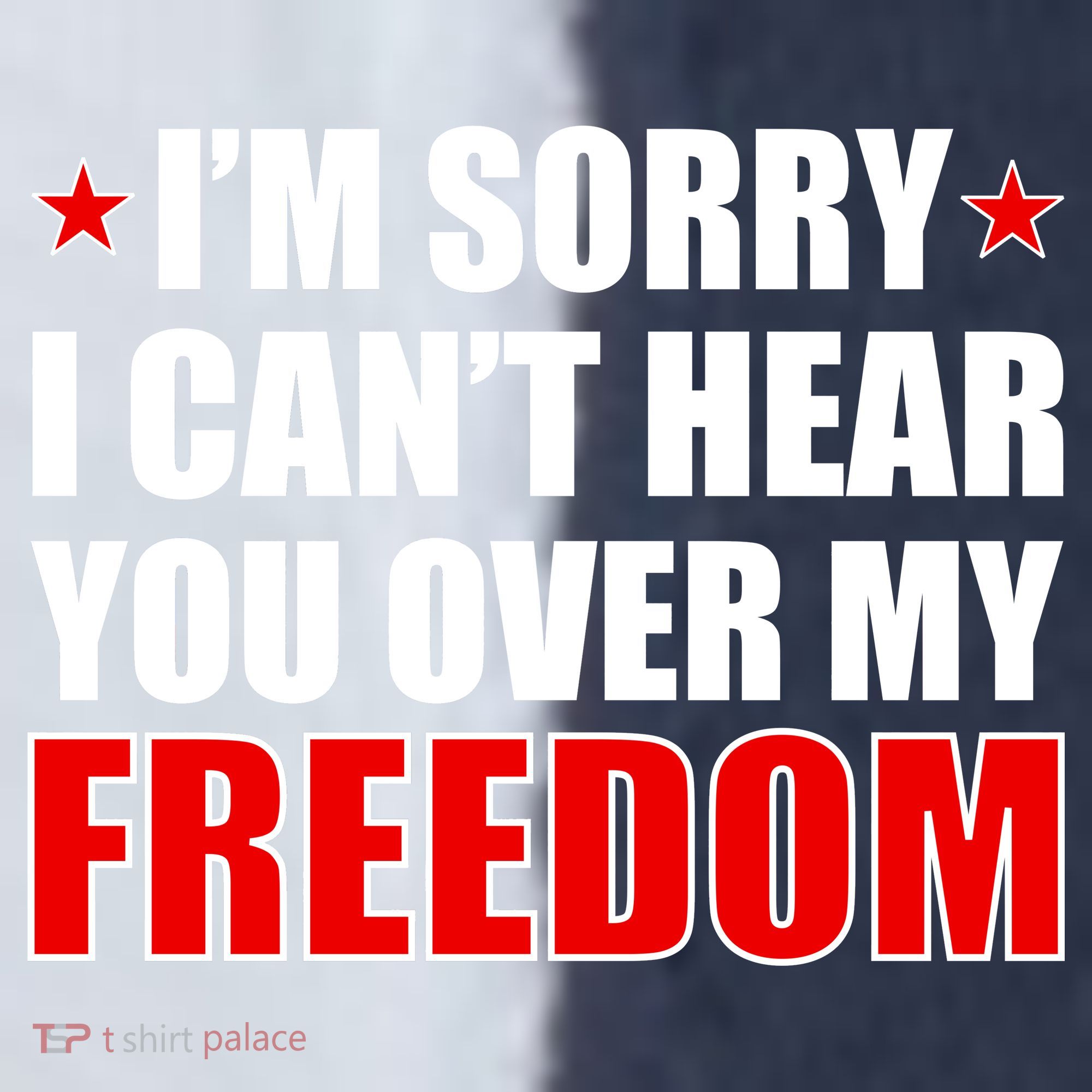 I'm Sorry I Can't Hear You Over My Freedom USA Sport-Tek Competitor United Soccer Jersey