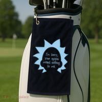 I'm Sorry Your Opinion Means Nothing To Me Golf Towel thumb 2