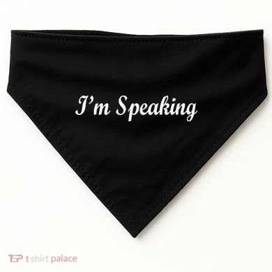 I'm Speaking USA-Made Doggie Bandana