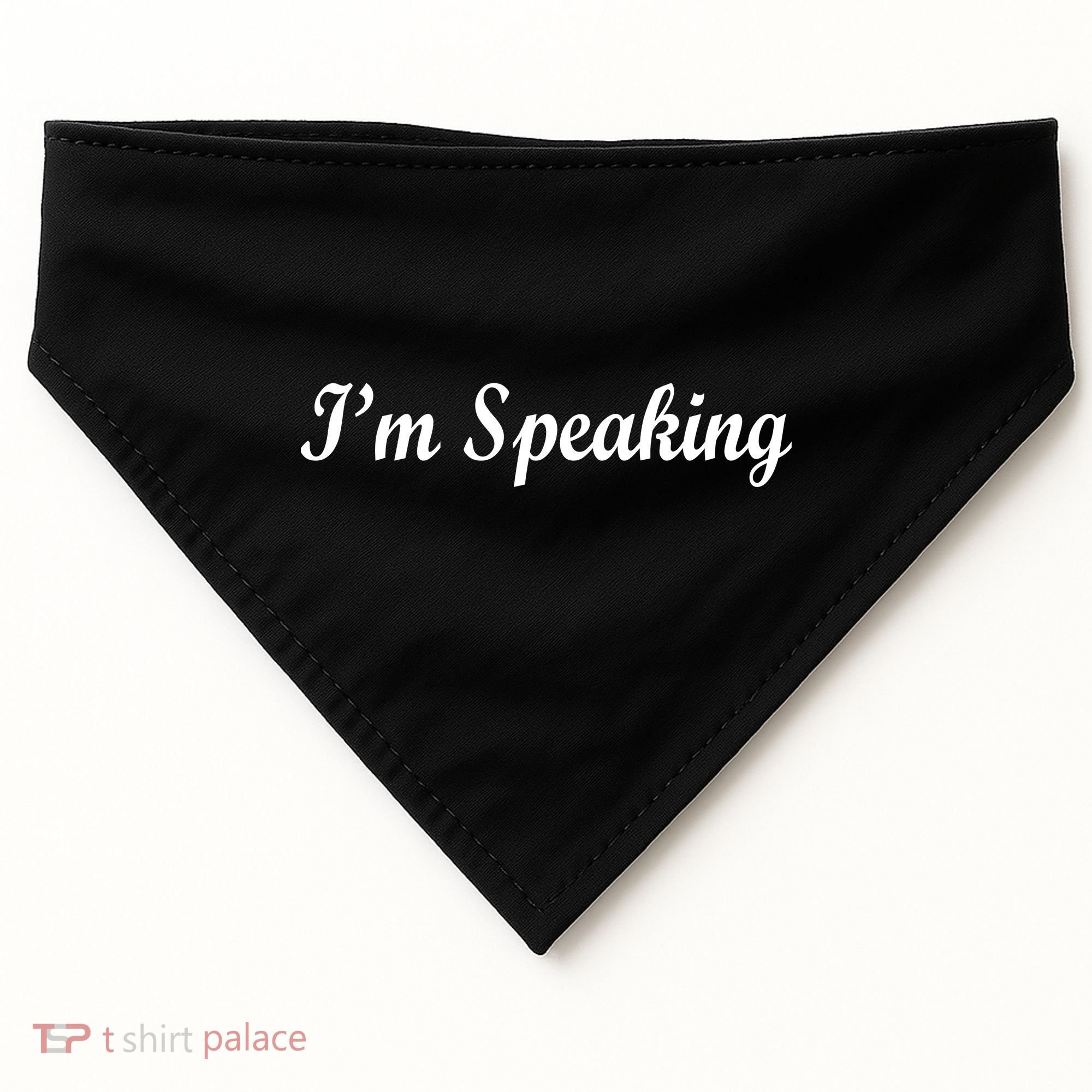 I'm Speaking USA-Made Doggie Bandana