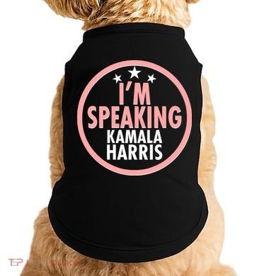 I'm Speaking Emblem Kamala Harris Madam Vice President Doggie Tank