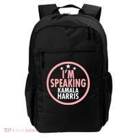 I'm Speaking Emblem Kamala Harris Madam Vice President Backpack thumb 0