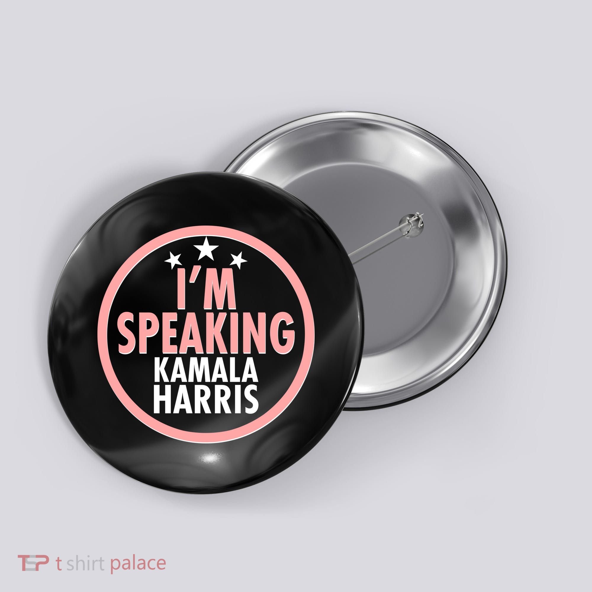 I'm Speaking Emblem Kamala Harris Madam Vice President Button