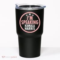 I'm Speaking Emblem Kamala Harris Madam Vice President Tumbler thumb 0