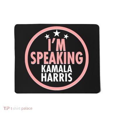 I'm Speaking Emblem Kamala Harris Madam Vice President Mousepad