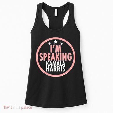 I'm Speaking Emblem Kamala Harris Madam Vice President Women's Tank Top