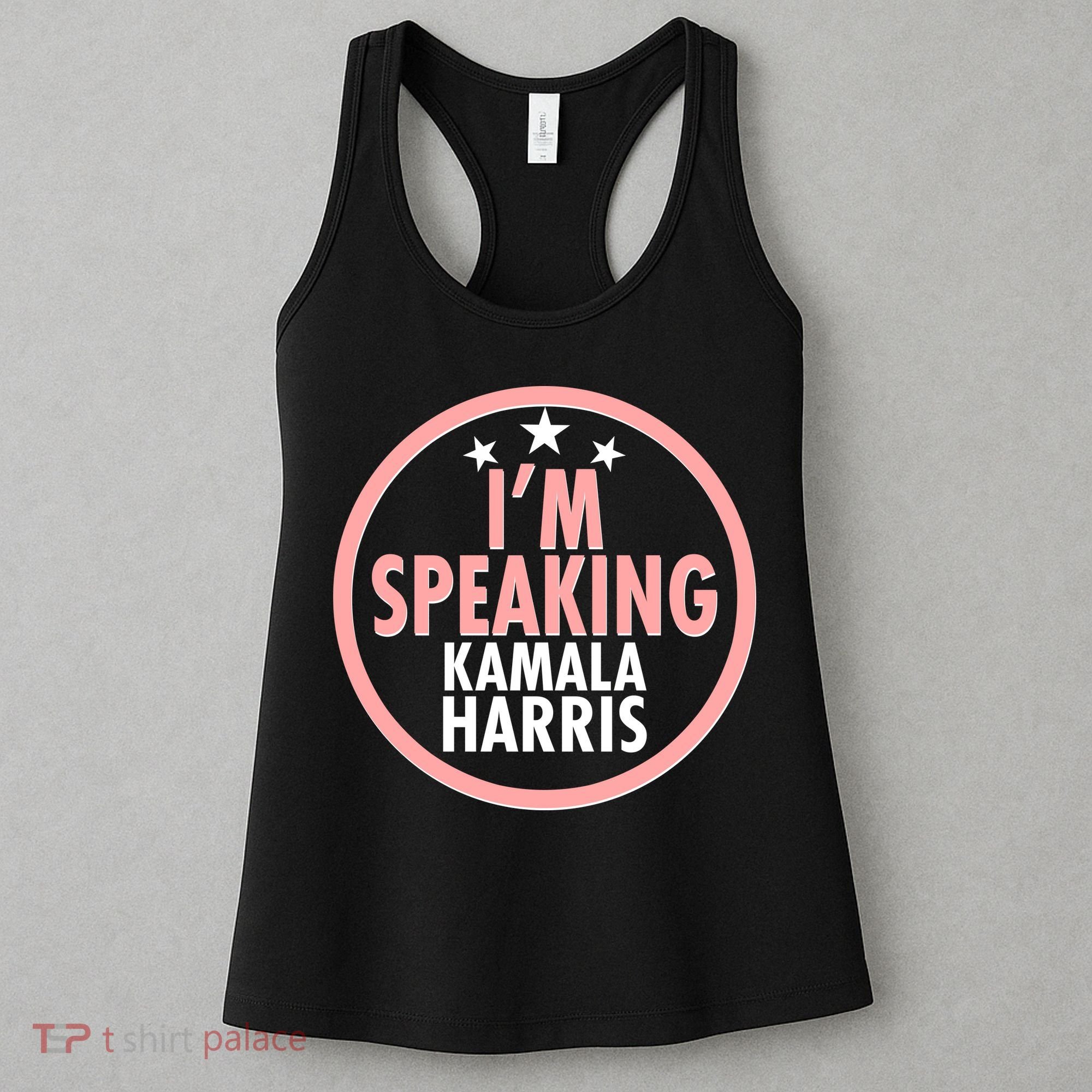 I'm Speaking Emblem Kamala Harris Madam Vice President Women's Tank Top
