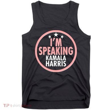 I'm Speaking Emblem Kamala Harris Madam Vice President Tank Top