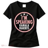 I'm Speaking Emblem Kamala Harris Madam Vice President Women's T-Shirt thumb 0