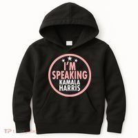 I'm Speaking Emblem Kamala Harris Madam Vice President Kids Hoodie thumb 0