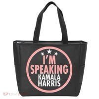 I'm Speaking Emblem Kamala Harris Madam Vice President Tote Bag thumb 0