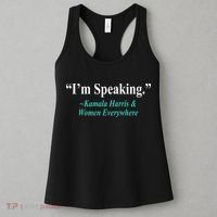 I'm Speaking Kamala Harris and Woman Everywhere Women's Tank Top thumb 3