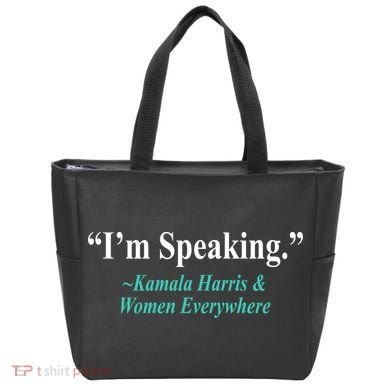 I'm Speaking Kamala Harris and Woman Everywhere Tote Bag