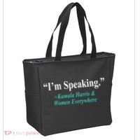 I'm Speaking Kamala Harris and Woman Everywhere Tote Bag thumb 2