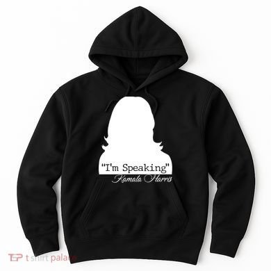 I'm Speaking Kamala Harris Silhouette  Hoodie