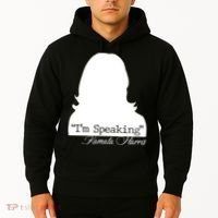 I'm Speaking Kamala Harris Silhouette  Hoodie thumb 2