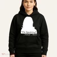 I'm Speaking Kamala Harris Silhouette  Hoodie thumb 5