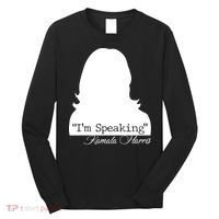 I'm Speaking Kamala Harris Silhouette  Long Sleeve Shirt thumb 0