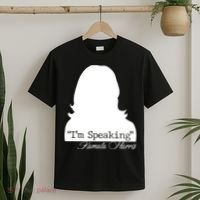 I'm Speaking Kamala Harris Silhouette  T-Shirt thumb 2