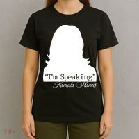 I'm Speaking Kamala Harris Silhouette  T-Shirt thumb 4