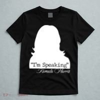 I'm Speaking Kamala Harris Silhouette  T-Shirt thumb 5