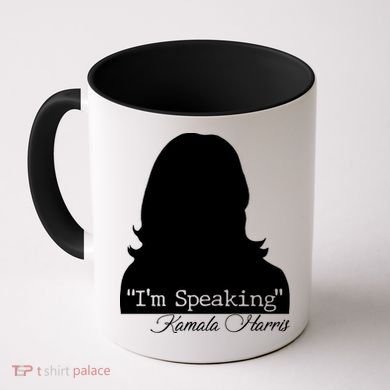I'm Speaking Kamala Harris Silhouette  Coffee Mug