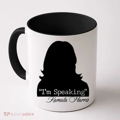 I'm Speaking Kamala Harris Silhouette  Coffee Mug