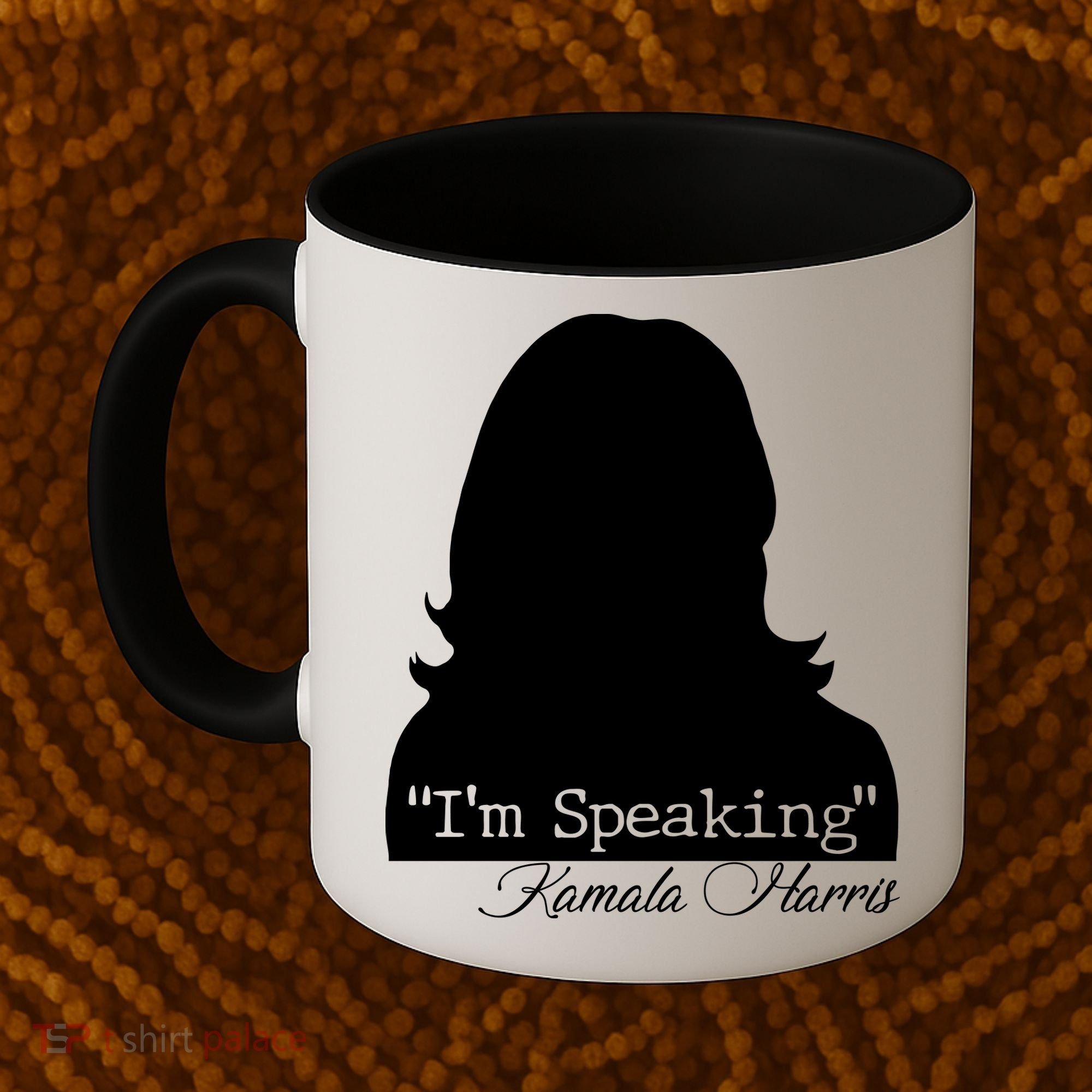 I'm Speaking Kamala Harris Silhouette  Coffee Mug
