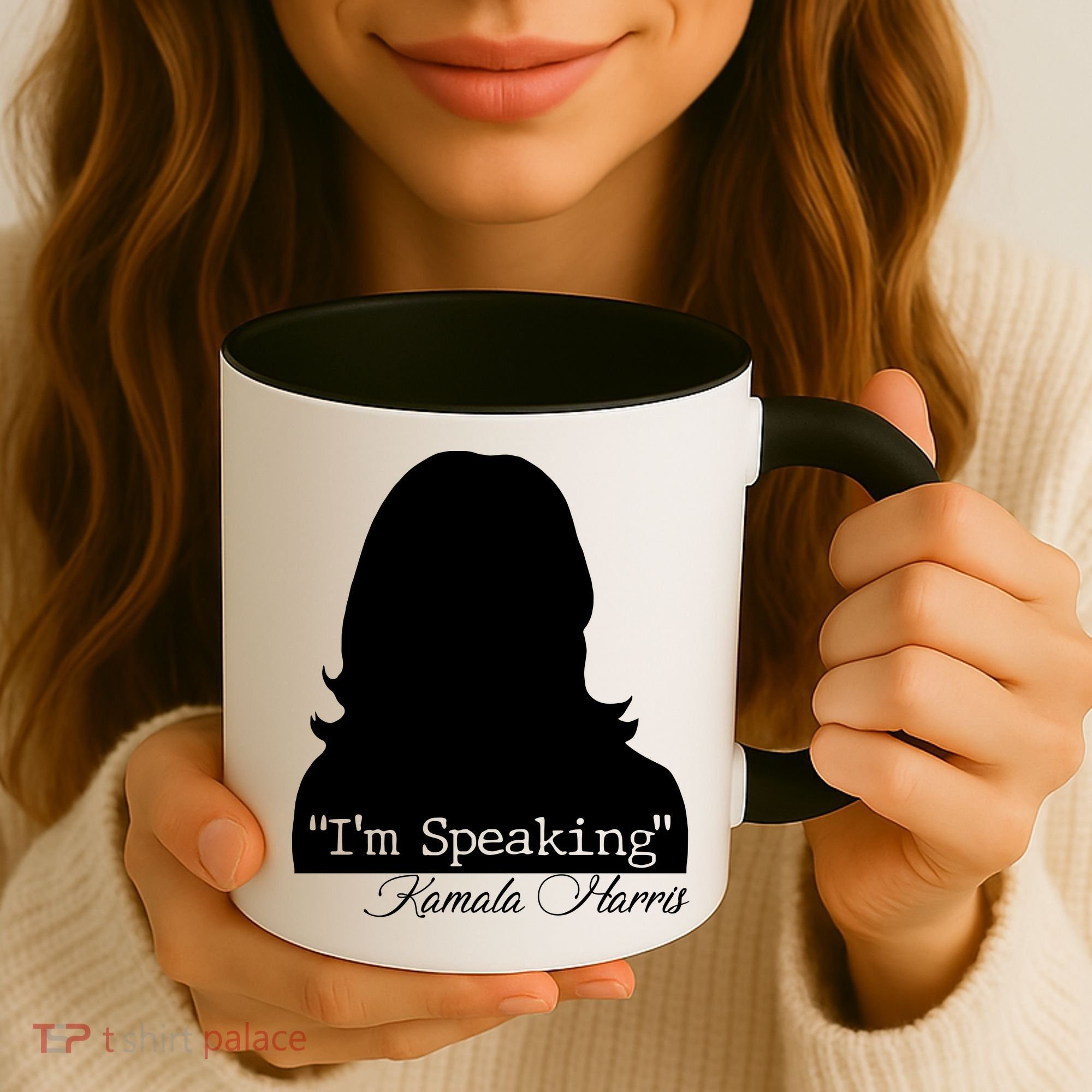 I'm Speaking Kamala Harris Silhouette  Coffee Mug