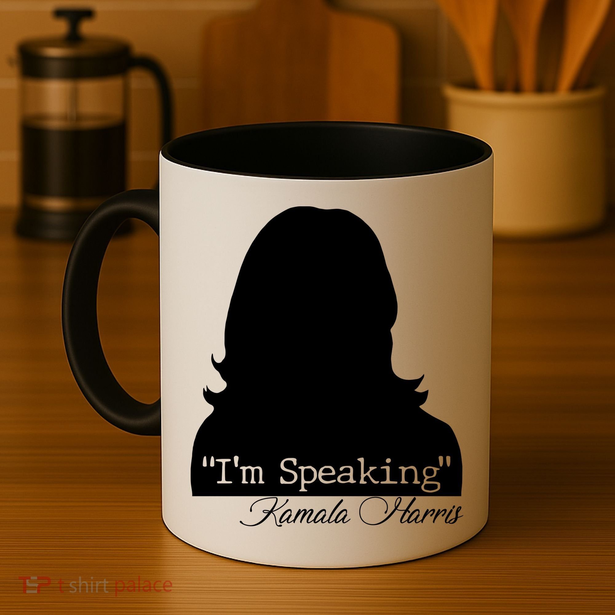 I'm Speaking Kamala Harris Silhouette  Coffee Mug