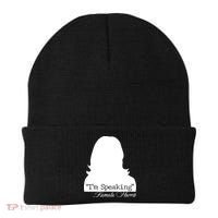 I'm Speaking Kamala Harris Silhouette  Beanie thumb 0