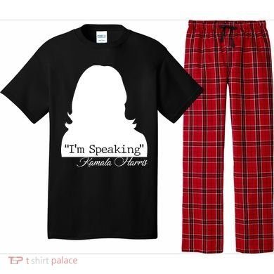 I'm Speaking Kamala Harris Silhouette  Pajama Set