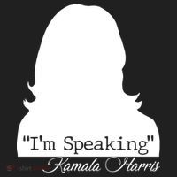 I'm Speaking Kamala Harris Silhouette  Tumbler thumb 3