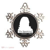 I'm Speaking Kamala Harris Silhouette  Ornament thumb 0