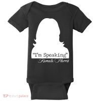 I'm Speaking Kamala Harris Silhouette  Baby Bodysuit thumb 0