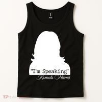 I'm Speaking Kamala Harris Silhouette  Tank Top thumb 2