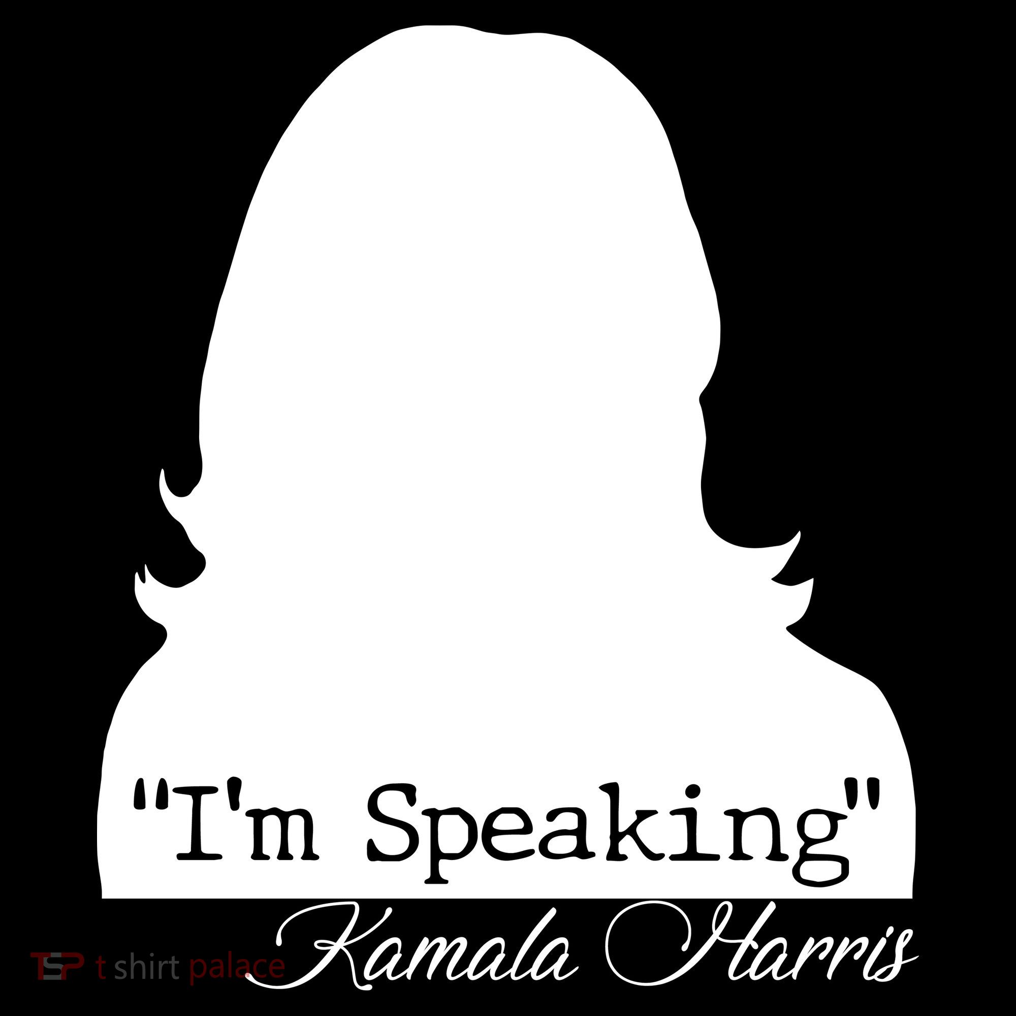 I'm Speaking Kamala Harris Silhouette  Tank Top