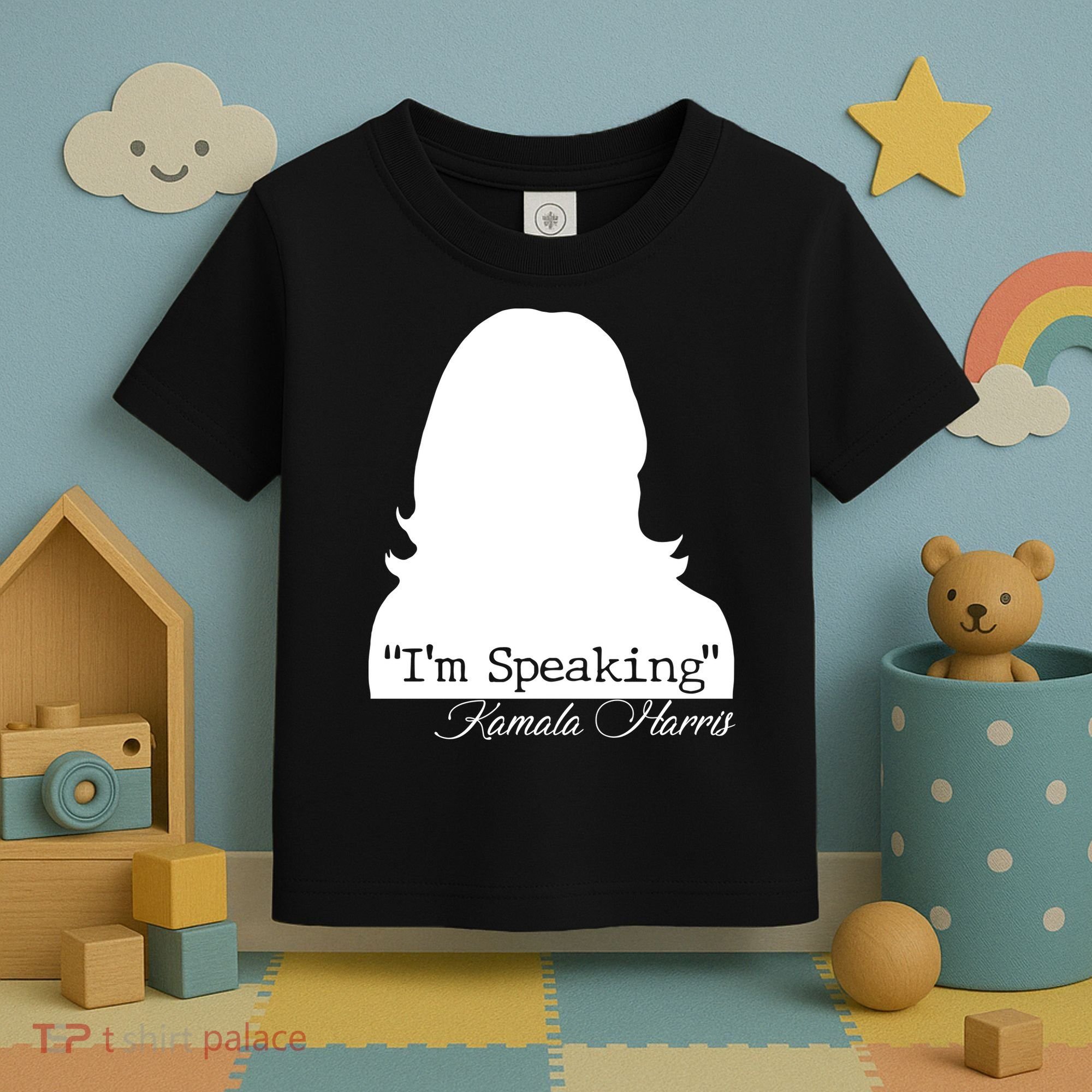 I'm Speaking Kamala Harris Silhouette  Toddler T-Shirt