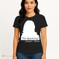 I'm Speaking Kamala Harris Silhouette  Women's T-Shirt thumb 4