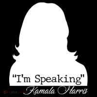 I'm Speaking Kamala Harris Silhouette  Women's T-Shirt thumb 6