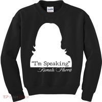 I'm Speaking Kamala Harris Silhouette  Kids Sweatshirt thumb 0