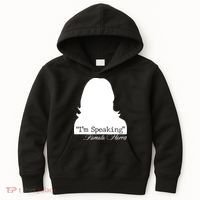 I'm Speaking Kamala Harris Silhouette  Kids Hoodie thumb 0
