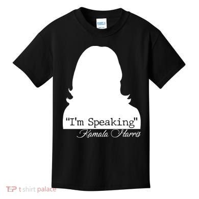 I'm Speaking Kamala Harris Silhouette  Kids T-Shirt