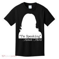 I'm Speaking Kamala Harris Silhouette  Kids T-Shirt thumb 0