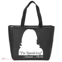 I'm Speaking Kamala Harris Silhouette  Tote Bag thumb 0