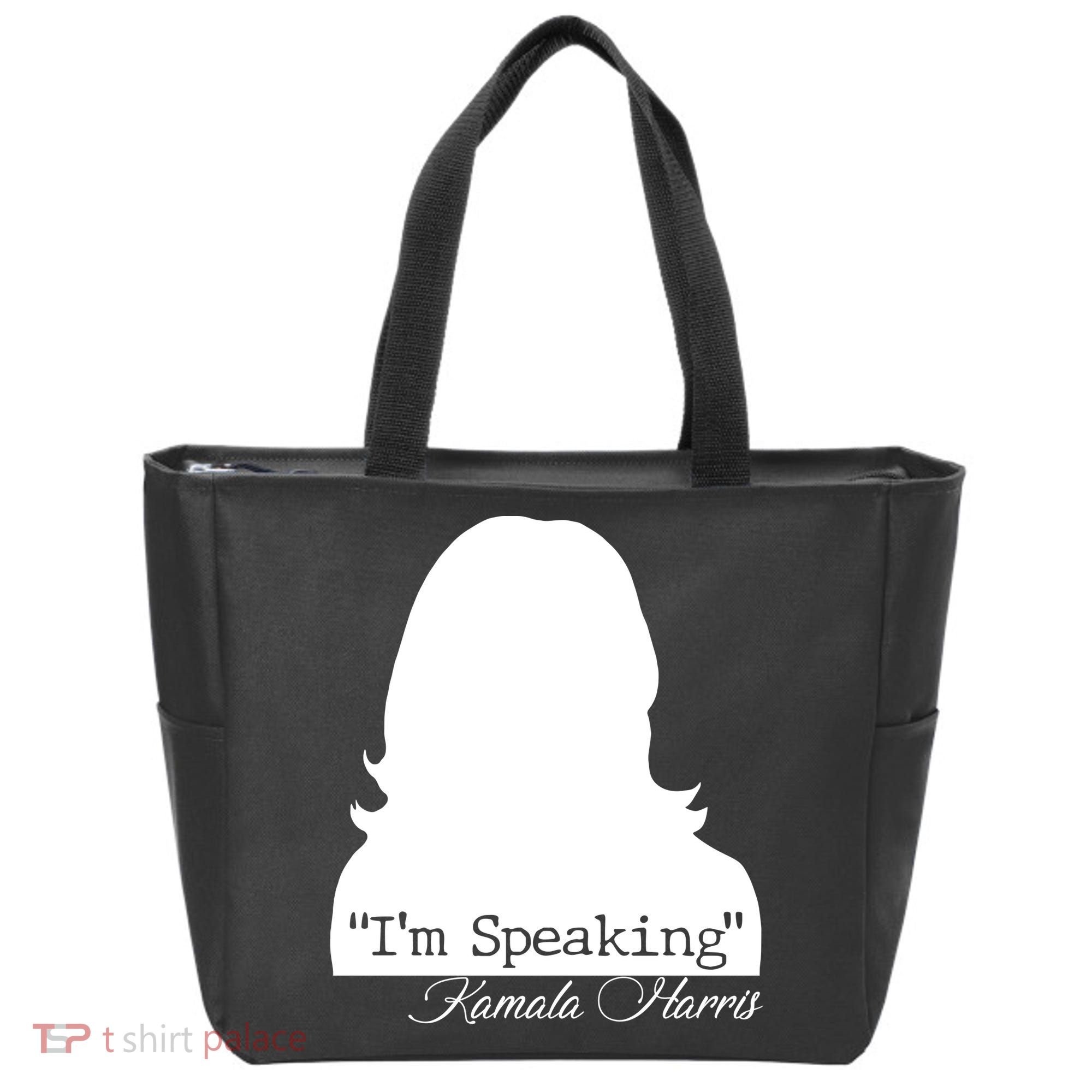 I'm Speaking Kamala Harris Silhouette  Tote Bag
