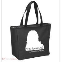I'm Speaking Kamala Harris Silhouette  Tote Bag thumb 2
