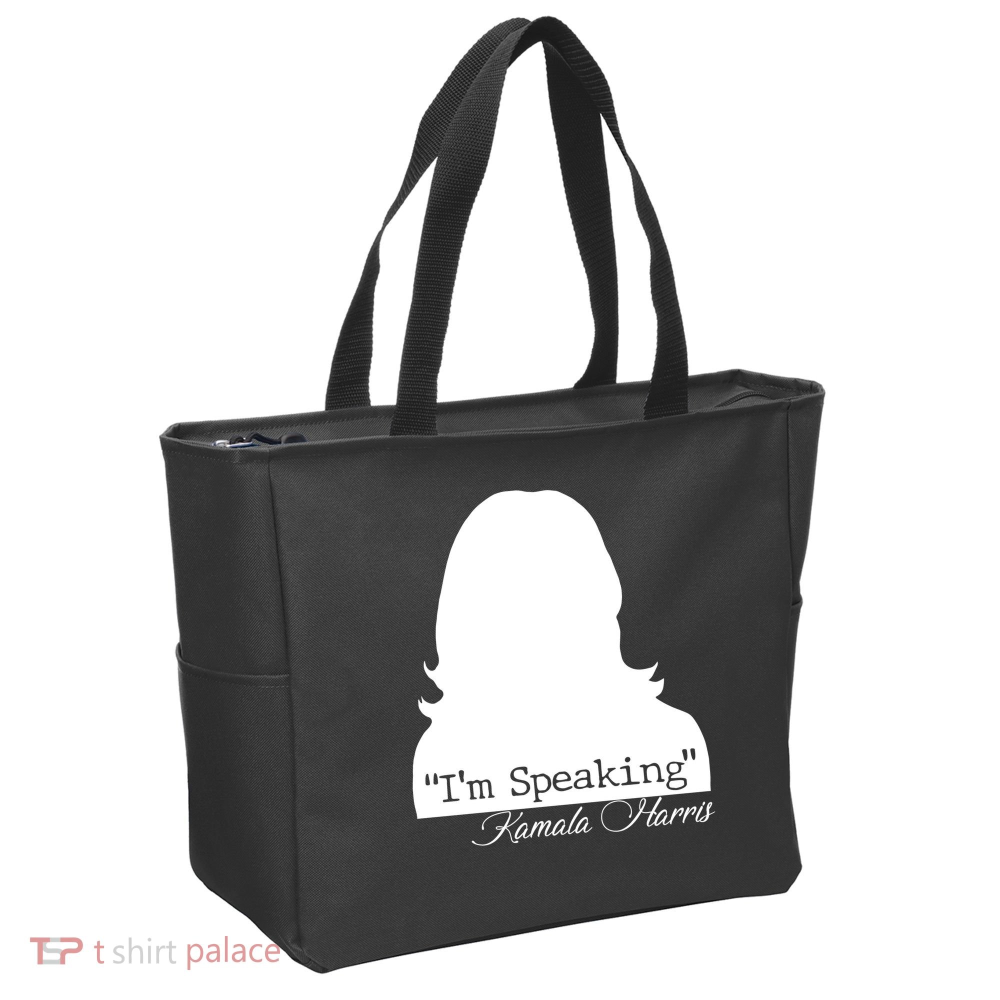 I'm Speaking Kamala Harris Silhouette  Tote Bag
